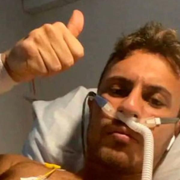 ZARAŽENI FUDBALER NA RESPIRATORU: Hteo sam da oderem svoju kožu! Ne smem da zaspim jer prestanem da dišem!