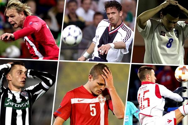 NAJVEĆI PROMAŠAJI SRPSKOG FUDBALA: Od Mijatove prečke, Ilićevog zicera, do šuta Krasića koji smo videli u golu...