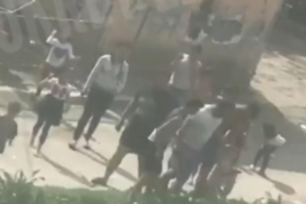 JE L MOGUĆE DA OVO RADE DOK TRAJE POLICIJSKI ČAS? U Beogradu izneli životinju okruženi decom, a onda su uzeli NOŽ!