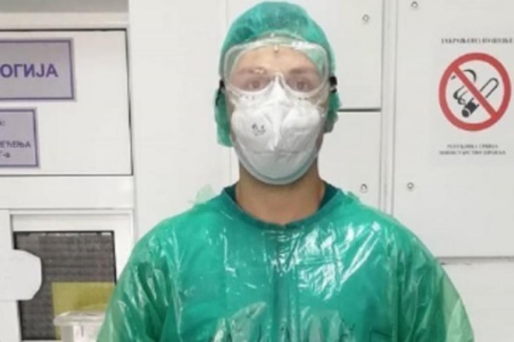 DA SE ČOVEK NAJEŽI: Milan je zdravstveni radnik, a zbog epidemije morao je ovako da čestita mami rođendan!