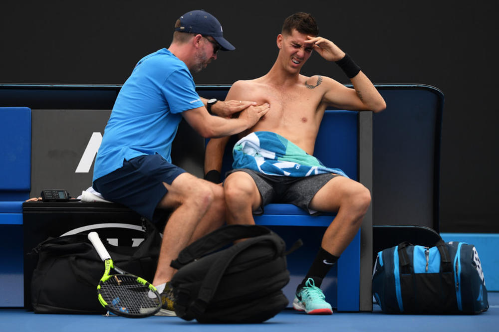 Tanasi Kokinakis je mnogo problema imao sa zdravljem od početka karijere