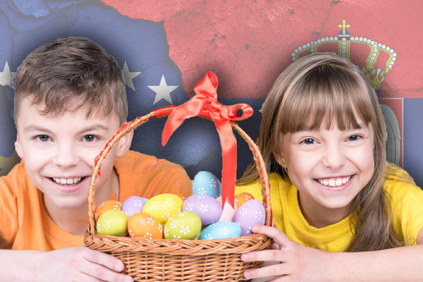 OVA DECA SU NAJVEĆI SRPSKI PONOS: Žive u gradu na KiM koji stalno napadaju Albanci, a vidite samo kako slave Uskrs