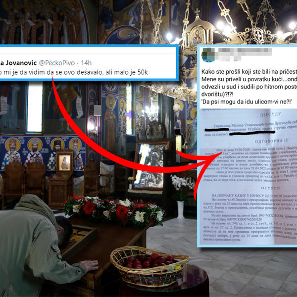 MILICA JE OTIŠLA NA PRIČEST U VREME POLICIJSKOG SATA, SAD MORA DA PLATI 50.000! Da li je ovo mala i velika kazna?