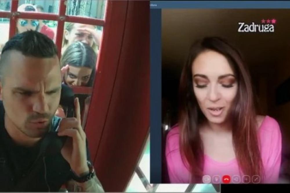 IVANA KRUNIĆ RASKINULA SA ČOLAKOM UŽIVO KADA JU JE NAZVAO IZ ZADRUGE: Ovo je ceo prenos, sve mu sasula u lice!