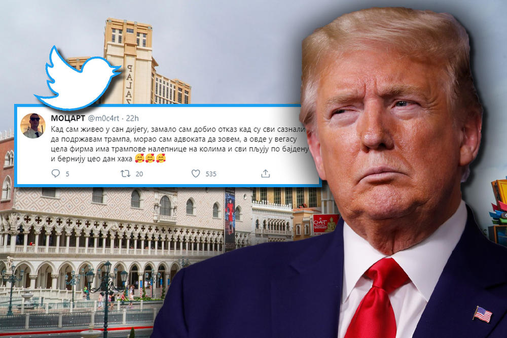 U SAN DIJEGU ZAMALO OTKAZ NISAM DOBIO JER VOLIM TRAMPA, A U VEGASU FIRME PRAVE NJEGOVE NALEPNICE! Ispovest Srbina