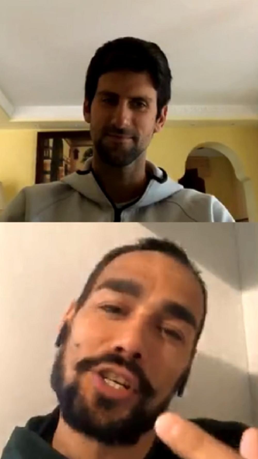 Novi imidži Novaka Đokovića i Fabija Fonjinija  