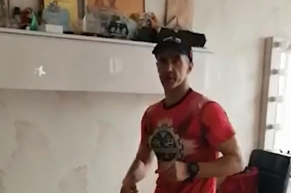 TO MOGU SAMO LUDI RUSI: Istrčao ultramaraton od 100 kilometara, a nije napustio ni stan!