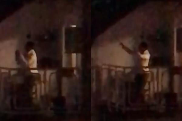 NOVOSAĐANKA OD TERASE NAPRAVILA PLESNI PODIJUM ZA VREME POLICIJSKOG ČASA: Komšije su sve snimile! (VIDEO)