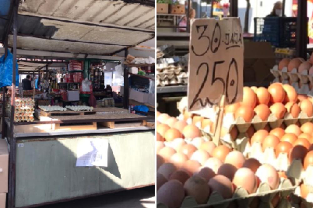 NA BEOGRADSKIM PIJACAMA I JAJA SU NA IZVOL'TE! Ovde pravila izolacije i zaštite ne važe, pitanje je - ZAŠTO? (FOTO)