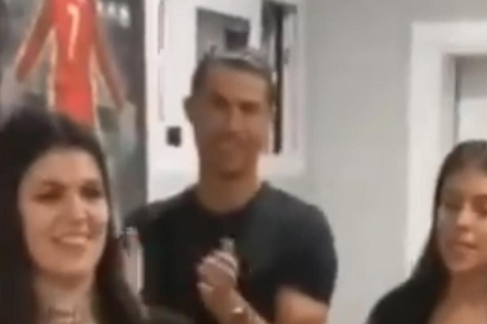 ŠTA TO OBUČE, CRNA GEORGINA? Svi gledaju u njeno međunožje, a pola Evrope besni na Ronalda!