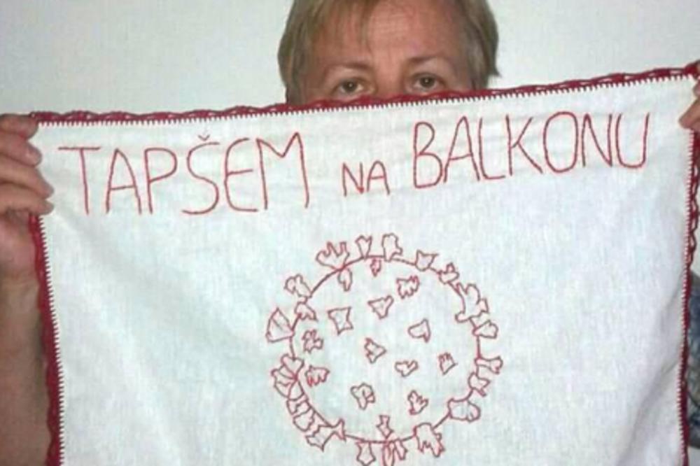 TAPŠEM NA BALKONU DA POBEDIM KORONU! Da li je ova fotografija najveća pobeda dana? (FOTO)