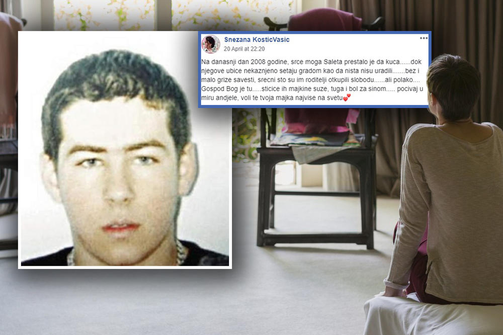 SRCE MOG SALETA JE PRESTALO DA KUCA, A NJEGOVE UBICE ŠETAJU! Stići će ih ove moje suze! Potresna ispovest majke