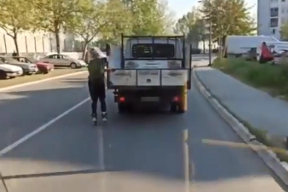 KOMPLETAN IDIOT SNIMLJEN U BEOGRADU: Čoveče, ZAŠTO PRAVIŠ ovakvu glupost? (VIDEO)