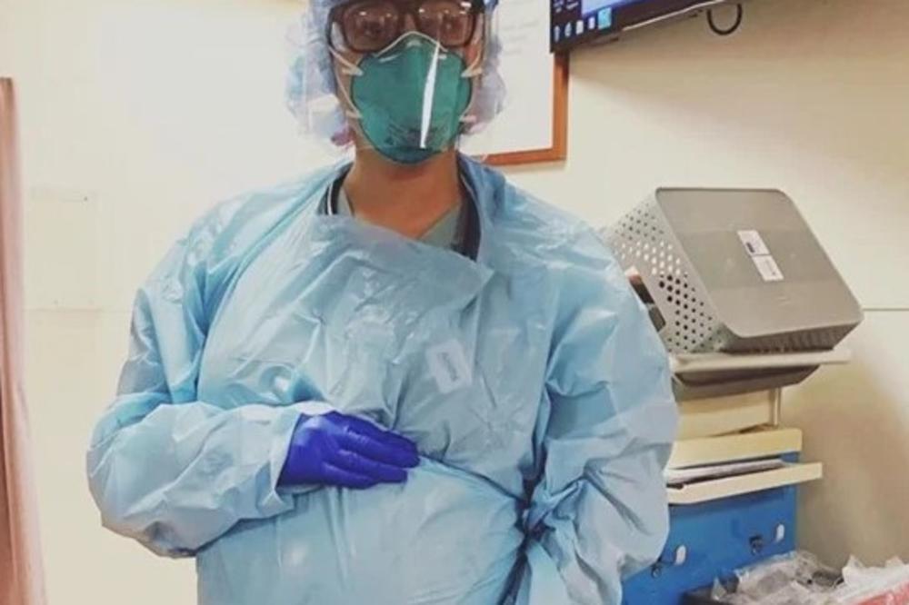 SA STOMAKOM DO ZUBA NA PRVOJ LINIJI BORBE PROTIV KORONE: Ova doktroka je postala heroina planete! (FOTO)