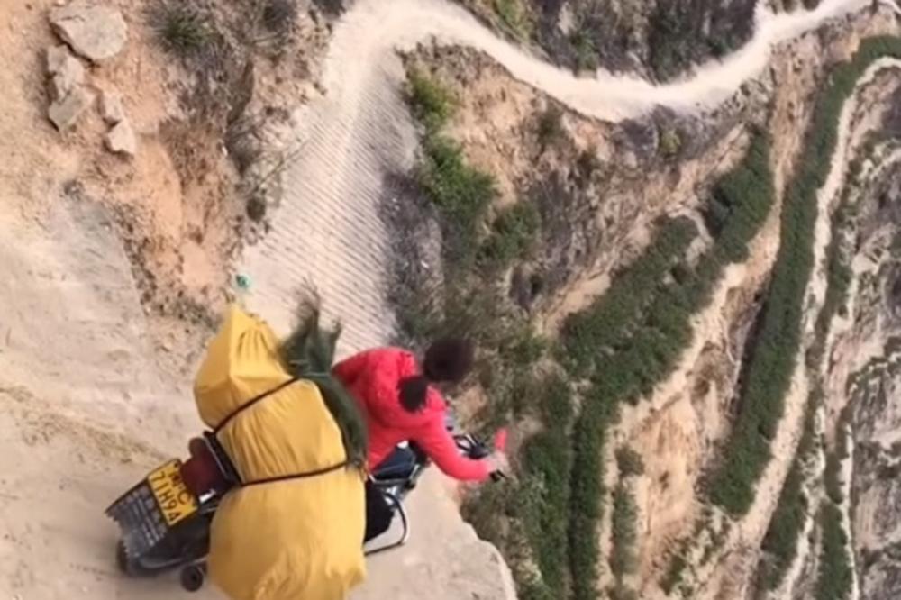 AKO VAM JE ŽIVOT MIO, OVUDE NEĆETE VOZITI: Sam pogled na najstrmiji put na svetu uteruje jezu u kosti! (VIDEO)