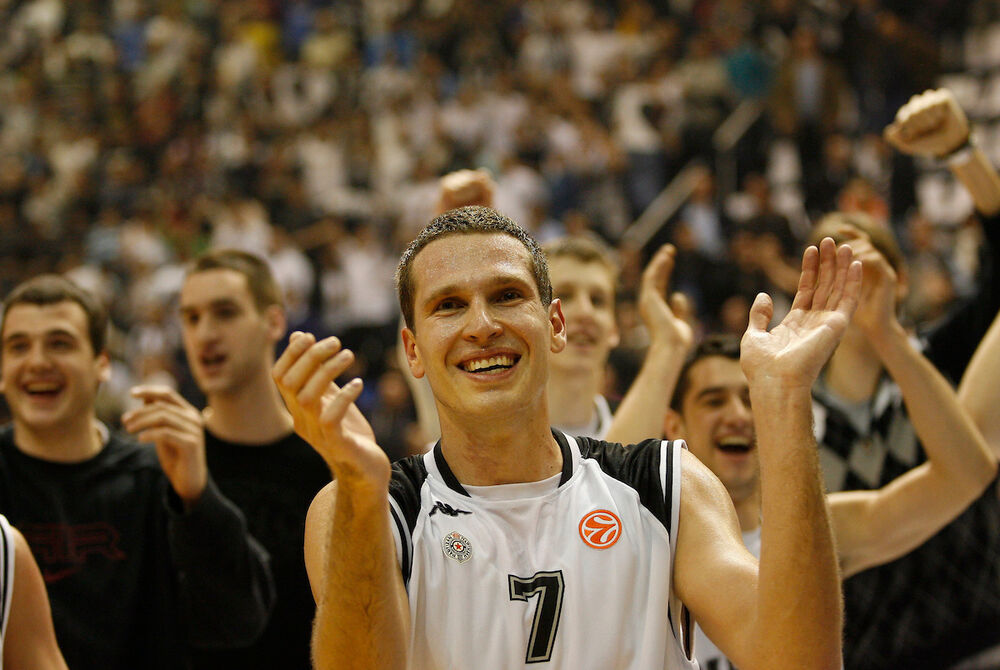 Dušan Kecman u dresu Partizana