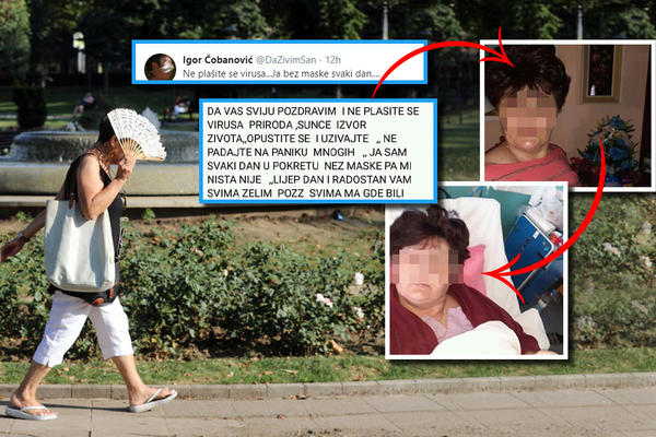 NE PLAŠITE SE VIRUSA, JA BEZ MASKE UŽIVAM U SUNCU! Nakon što se gospođa pohvalila, desilo joj se nešto užasno