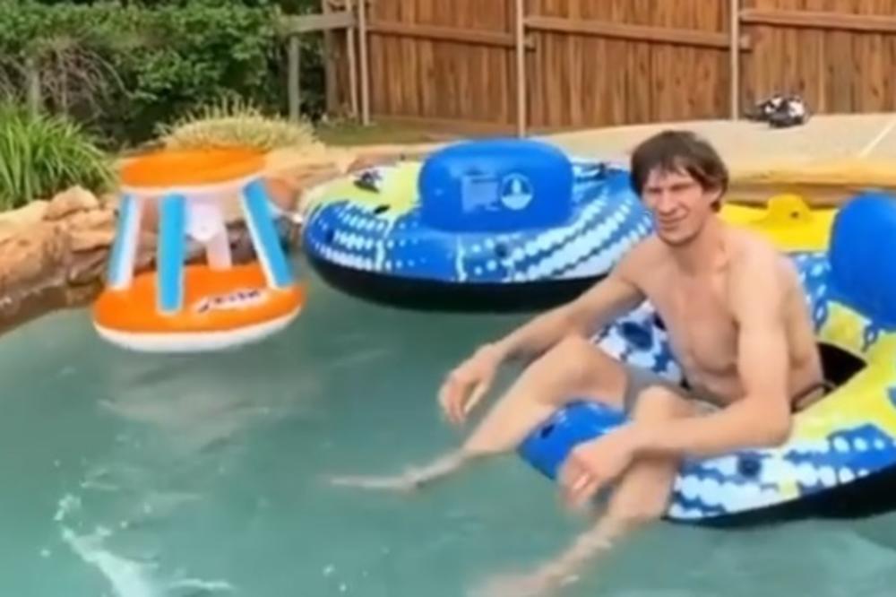 PORODIČNA IDILA: Bobi Marjanović pravio šou sa sinčićem! Bacio mu je alej-up!