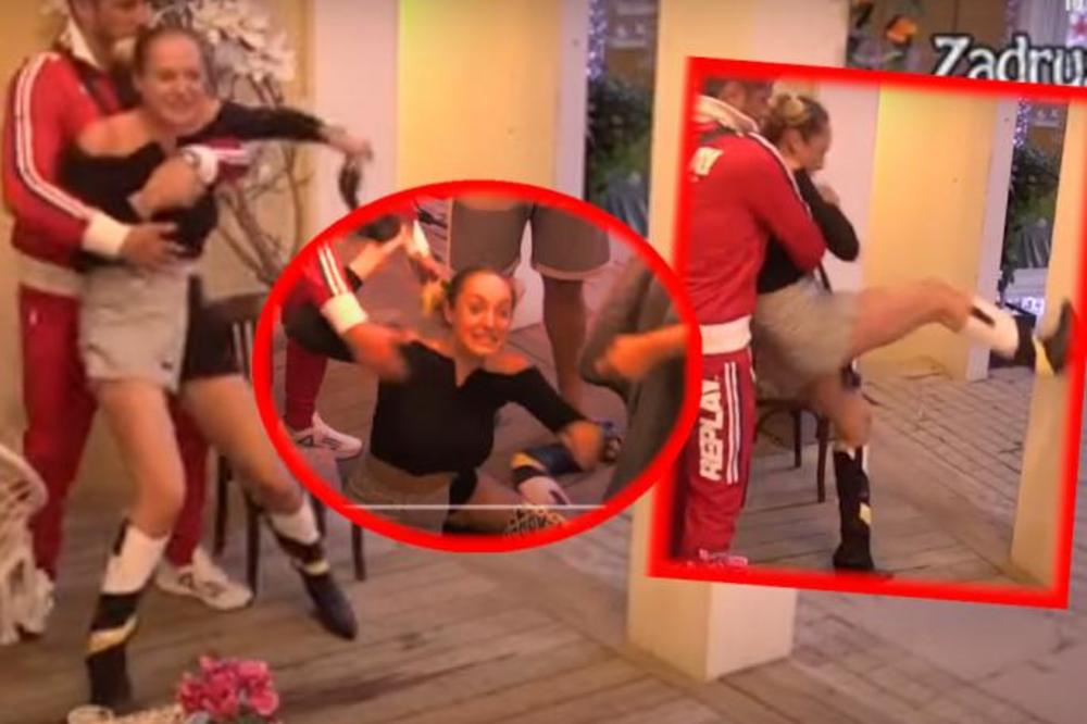 MARKO SE ODUZEO OD ŠOKA ZBOG LUNINOG NERVNOG SLOMA: Urlala, vrištala i šutirala sve redom! (VIDEO)