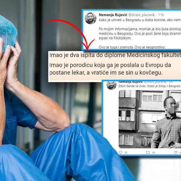 POSLALI SU GA U SRBIJU DA POSTANE LEKAR, A VRATIĆE IM SE U KOVČEGU: Kako je umreti u doba korone ako nemaš koronu?