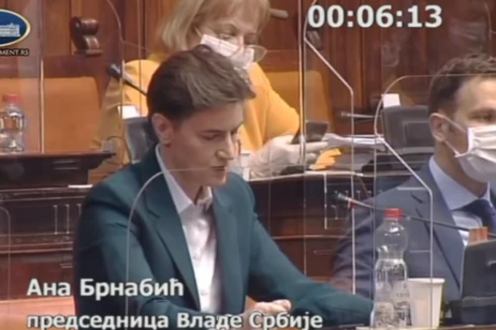 NEKI BI DA RUŠE VLADU NA MRTVIM LJUDIMA! Ana Brnabić kao nikada do sada u Skupštini Srbije!