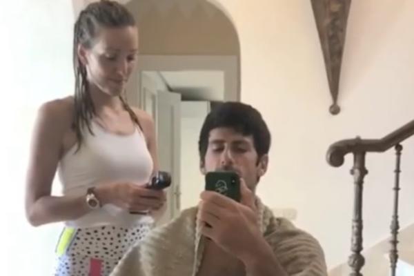 JELENA KONAČNO OŠIŠALA NOVAKA: Nova frizura mu je hit!