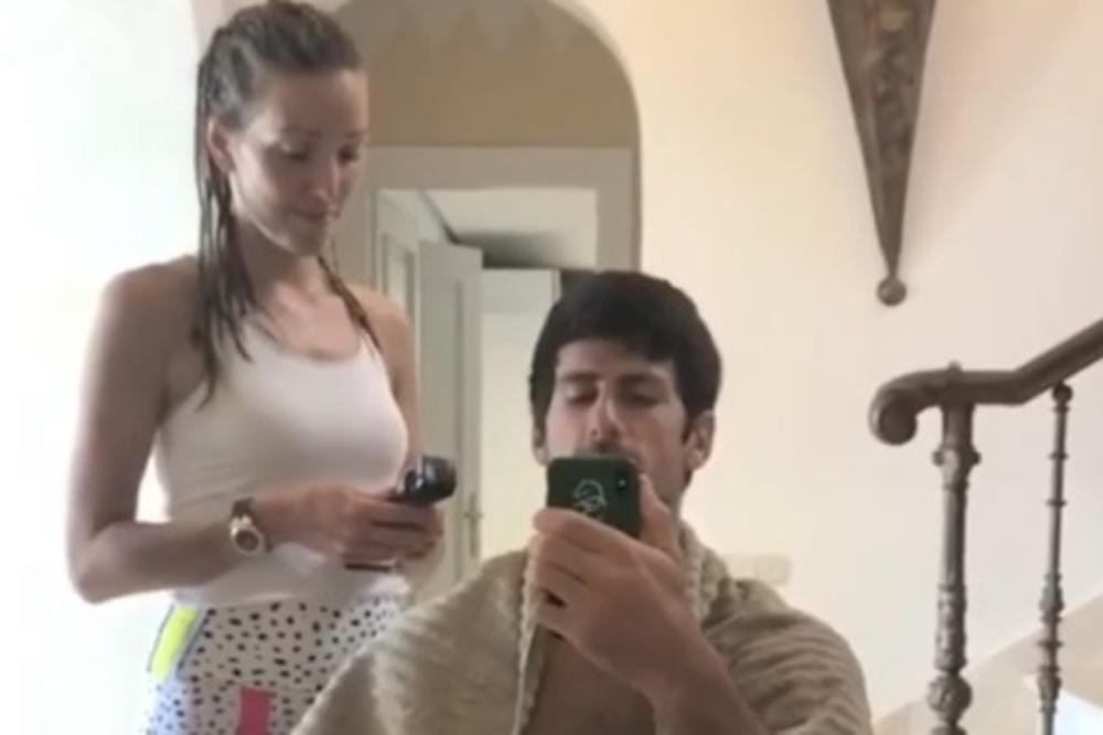 JELENA KONAČNO OŠIŠALA NOVAKA: Nova frizura mu je hit!