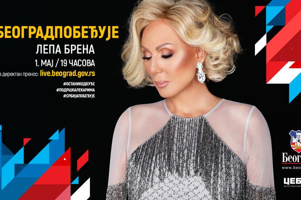 SPECIJALNI KONCERT LEPE BRENE ZA PRVI MAJ! Kakvo iznenađenje za sve građane