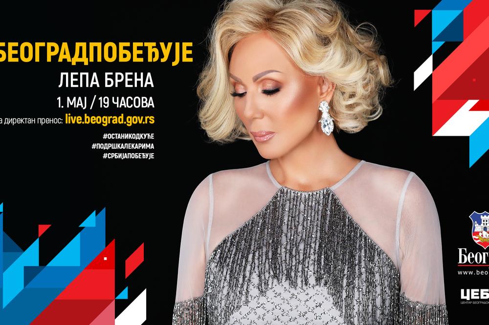 SPECIJALNI KONCERT LEPE BRENE ZA PRVI MAJ! Kakvo iznenađenje za sve građane