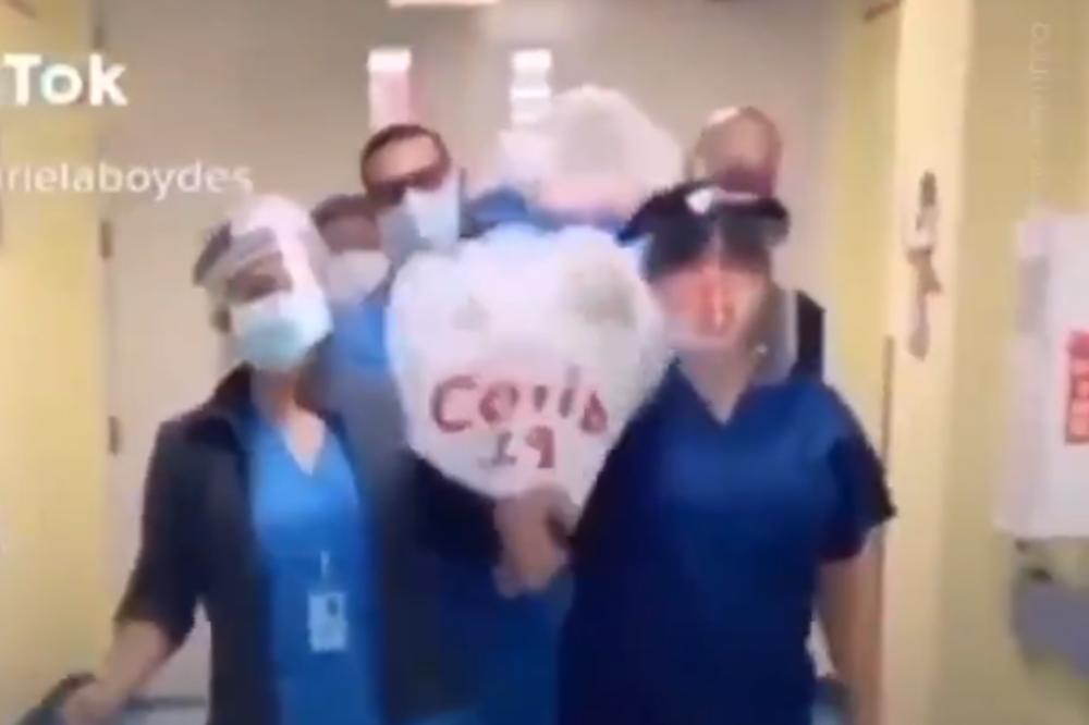 MORBIDNI SNIMAK IZ BOLNICE UŽASNUO SVET, PLEŠU I NOSE LEŠ! Ovi lekari su prevršili svaku meru! (VIDEO)