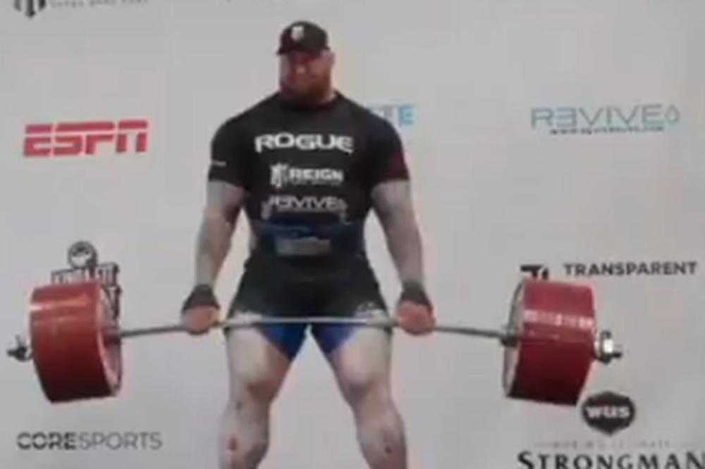 SKANDINAVSKI BOG KOJI HODA PO ZEMLJI!!! PLANINA Bjornson podigao POLA TONE i razbio svetski rekord! (VIDEO)