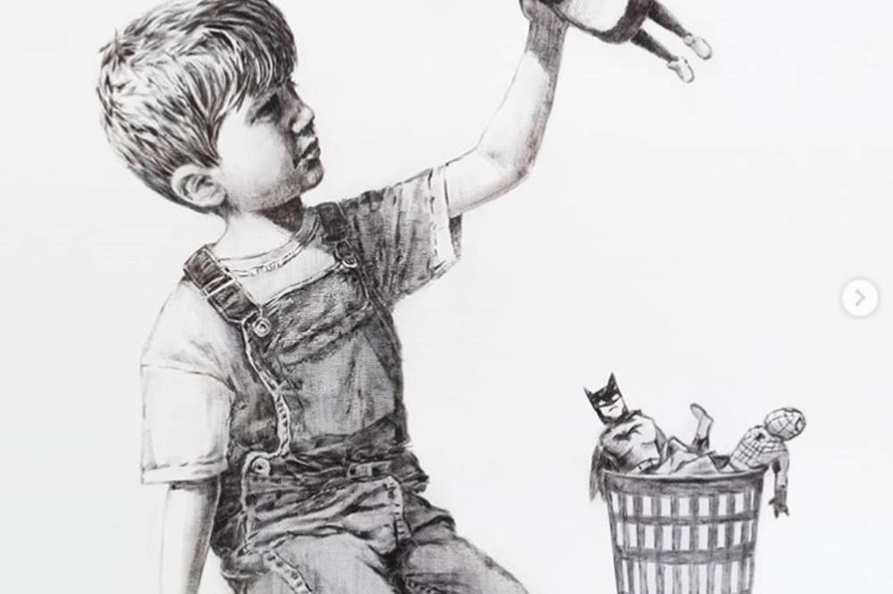 Benksi objavio novi "karantinski" rad na svojoj Instagram stranici