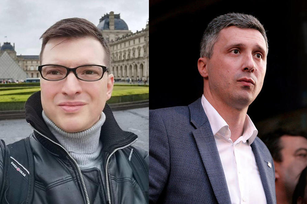 DA SE MENI BOŠKO OBRADOVIĆ OVAKO UNEO U FACU, JA BIH MU NABIO JEZIK U USTA! Azdejković o incidentu ispred Skupštine