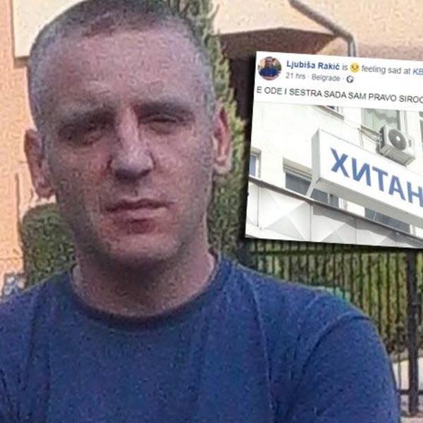 ODE MI I SESTRA, OSTAO SAM SIROČE! Nikad tužniji status Ljubiše, kojem je KORONA UBILA CELU PORODICU
