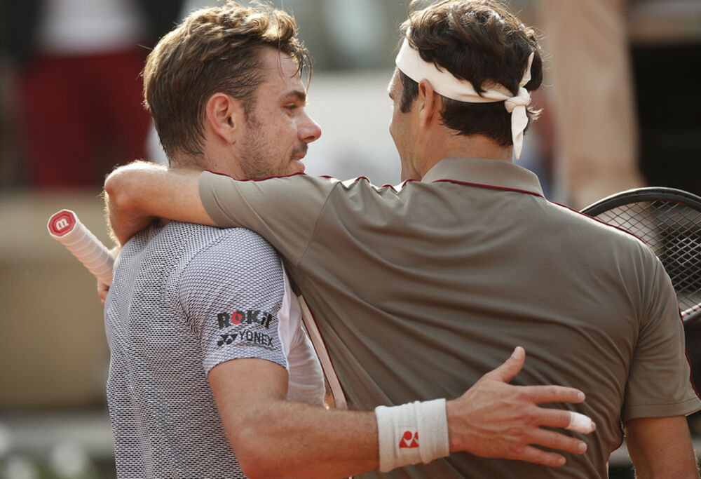 Sten Vavrinka i Rodžer Federer