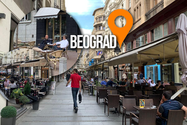 BEOGRAĐANE POSLE VANREDNOG STANJA NE SPREČAVA NI OBLAČNO VREME: Kafići u centru prestonice prepuni! (FOTO)