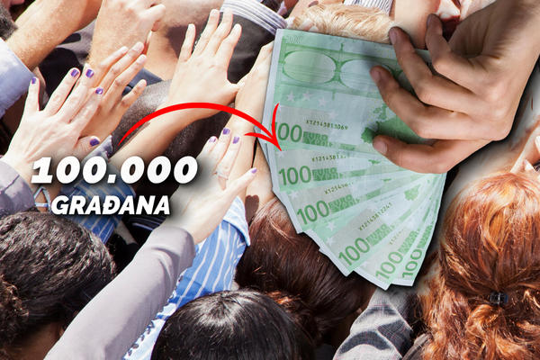SRBI NAVALILI NA PARE: Za 100 € se prijavilo 100.000 građana za manje od 2 sata!