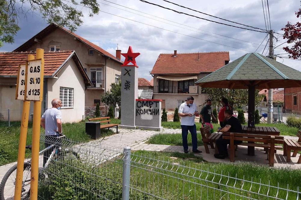 SRAM VAS BILO, STOKO!!! Huligani oskrnavili spomenik LJUDIMA KOJI SU GINULI PROTIV NACISTA u Drugom svetskom ratu!