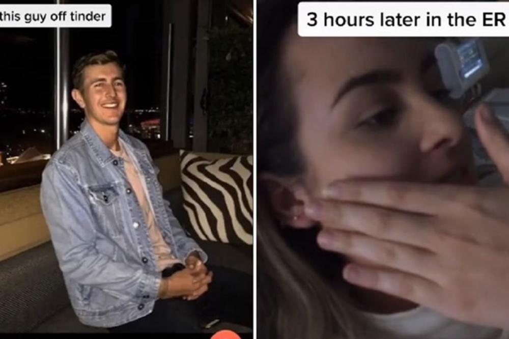 IZAŠLA SA TIPOM SA TINDERA, KAD SU POČELI DA SE LJUBE DESIO SE UŽAS: Završila u hitnoj!