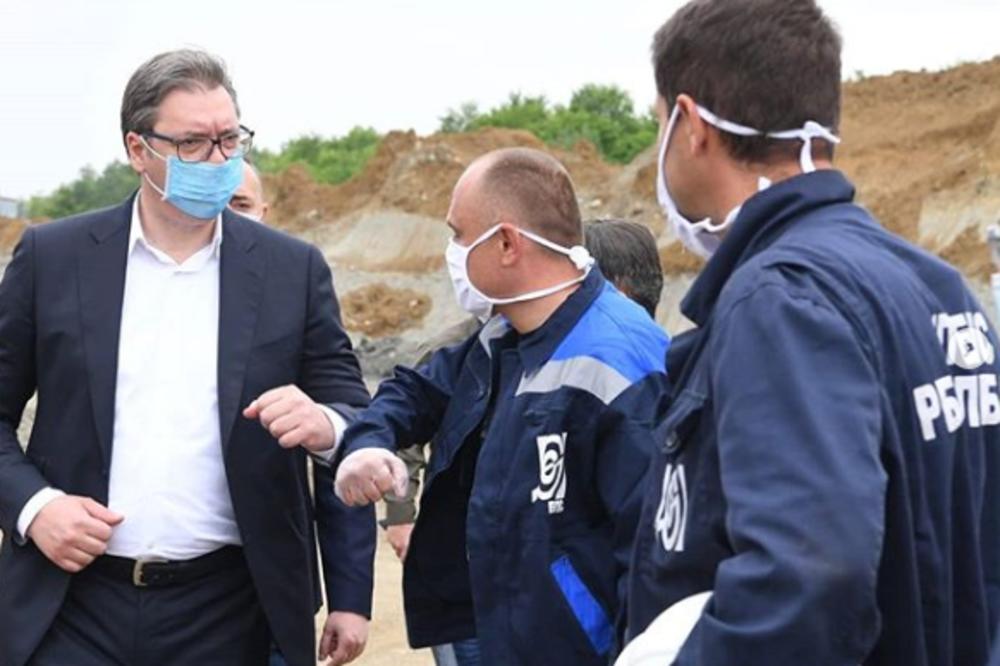 PREDSEDNIK VUČIĆ U KOLUBARI: Prvi ugalj iskopavamo OVE GODINE, ovde ćemo da uložimo 500 MILIONA