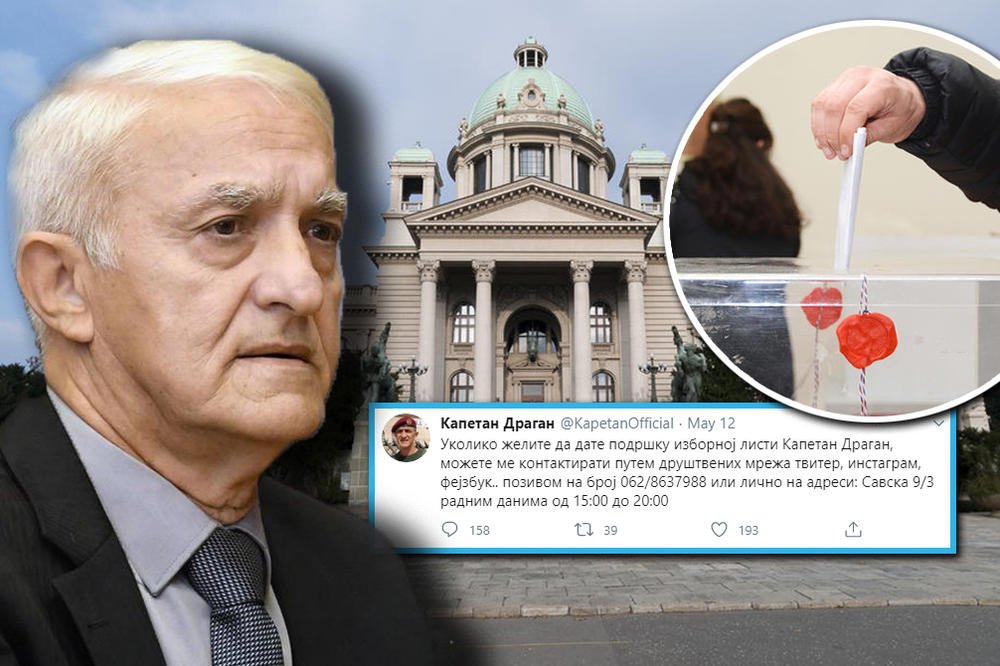 ŽELIM DA UĐEM U BORBU S NASILJEM U PORODICI I PEDOFILIJOM: I Kapetan Dragan najavio kandidaturu na izborima