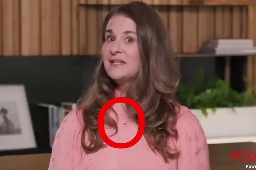 ŽENA BIL GEJTSA PORUČUJE NAM DA JE VEŠTICA?! Šta znači satanistički simbol oko Melindinog vrata?