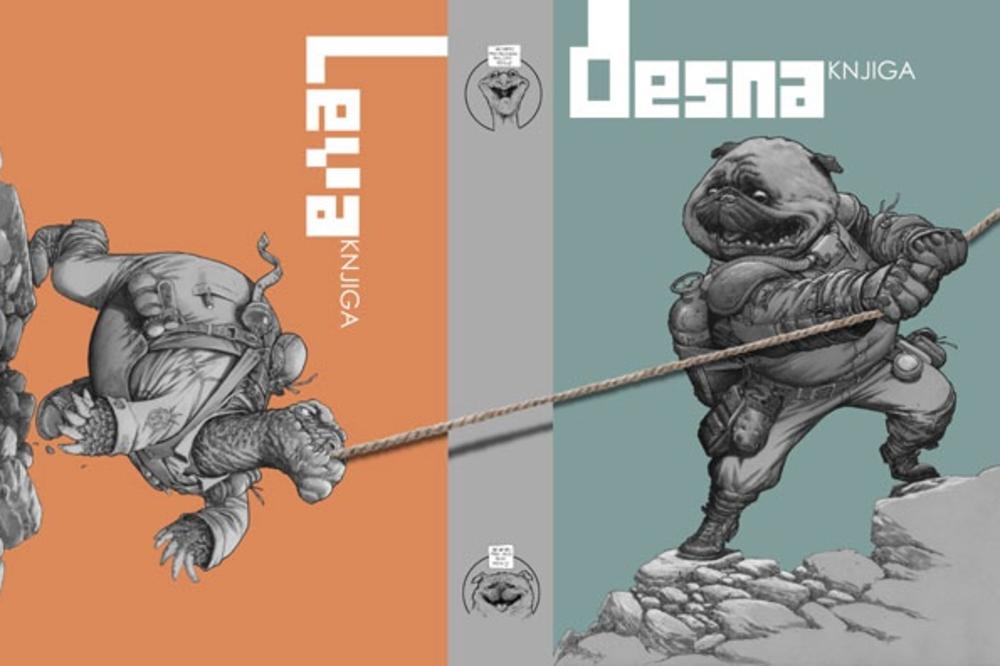 Poduhvat majstora stripa Alekse Gajića i "Makonda": Leva i desna knjiga