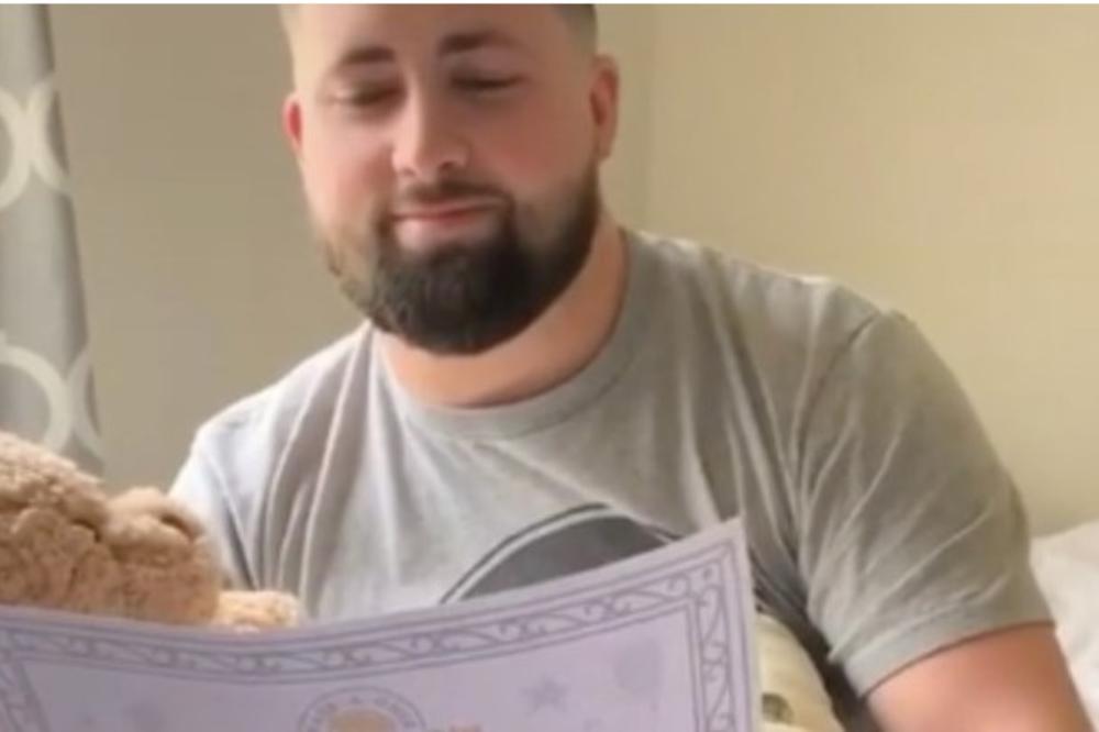 NAJPOTRESNIJI SNIMAK DANAS: Pre dve godine mu je umrla ćerka, a sada je doživeo iznenađenje koje će vas RASPLAKALTI