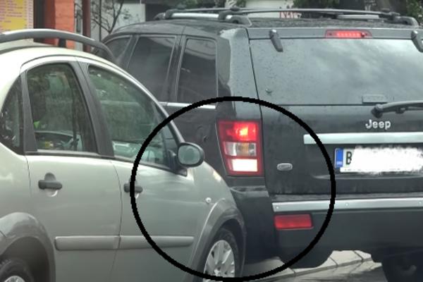 STOJA UDARILA TUĐI AUTO, PA POBEGLA! Policija odmah reagovala, sve snimljeno! (VIDEO)