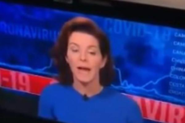 VODITELJKA IZGLEDA NORMALNO, ALI DONJI DEO SLIKE JE IZNENAĐENJE: Scena VAN OKA KAMERE postala HIT (FOTO)