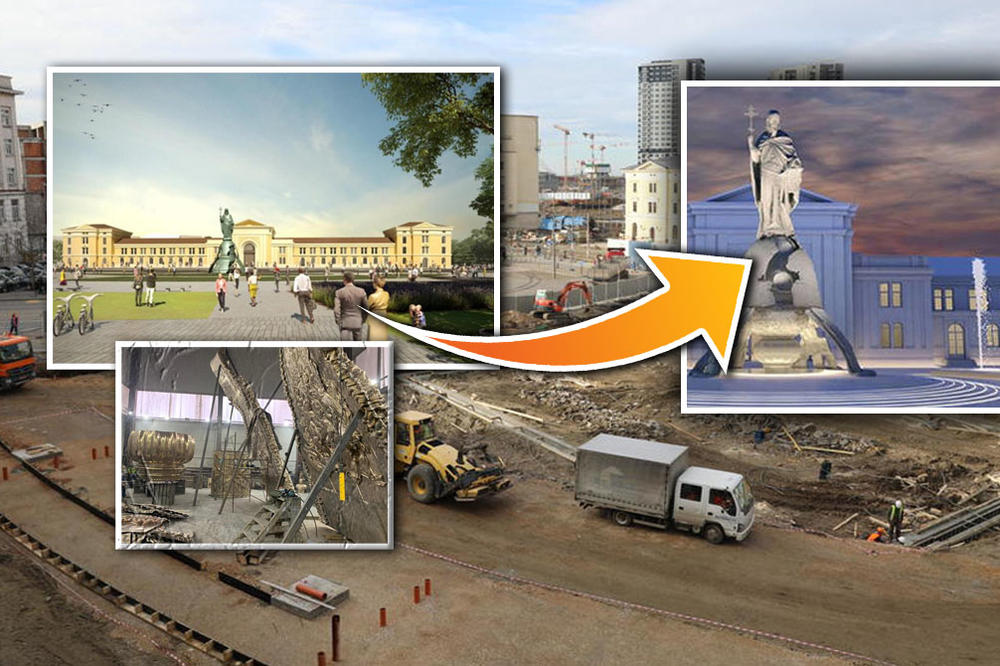 ROK ZA MONTAŽU STATUE STEFANA NEMANJE JE 45 DANA: Evo kada se očekuje završetak radova na Savskom trgu