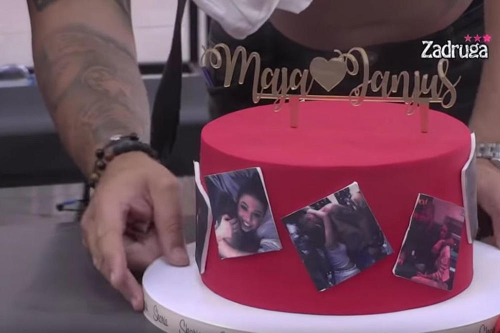 U ZADRUGU STIGLA TORTA SA SLIKOM NA KOJOJ JANJUŠ VARA ŽENU! On skočio da je pocepa, Maja je životom branila! VIDEO