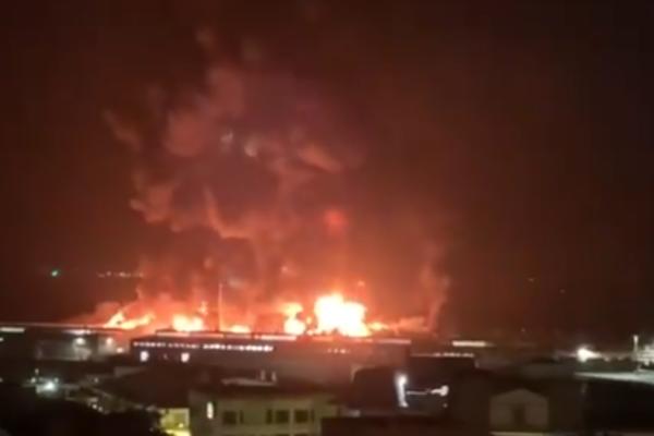 GORI ČUVENA LUKA U SAN FRANCISKU! Ovo je sreća u nesreći! (VIDEO)