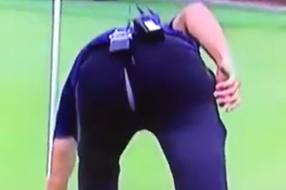 NEVIĐEN BLAM SPORTSKE LEGENDE: Usred prenosa uživo mu pukle pantalone - videla mu se zadnjica!